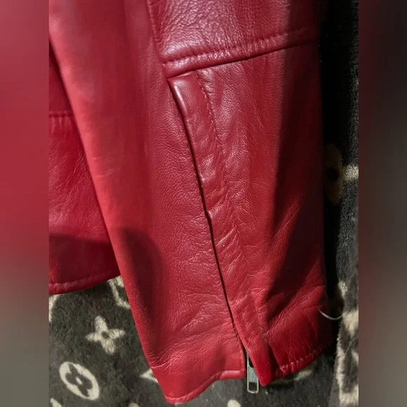 Kathy Ireland Ginuwine, leather and polyester interior size M red super soft - Picture 6 of 15